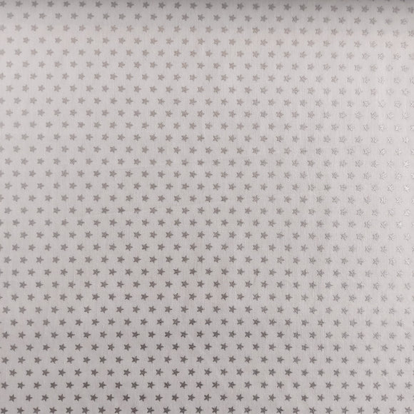 Cotone Stelle Argento
