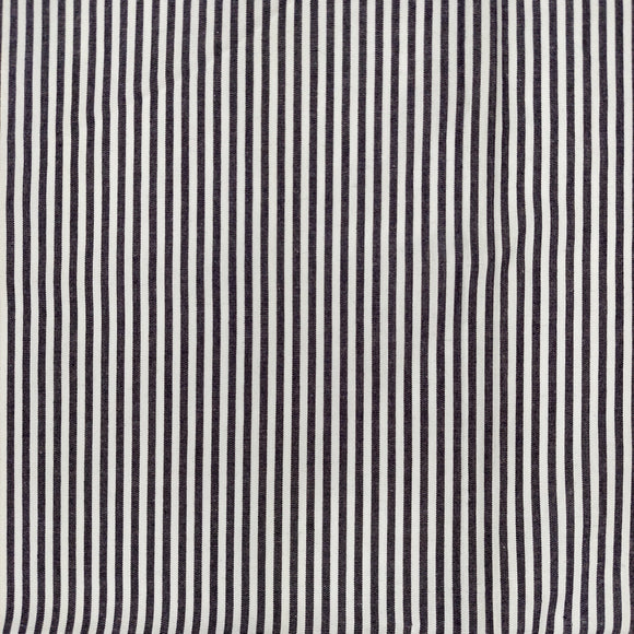 Cotone Righe Bianco e Nero