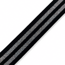 Elastico Nero Righe Lurex-1