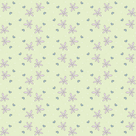 Fabricart Animalistic Fiori e Cuori