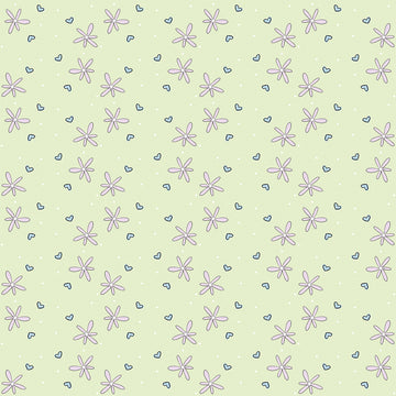Fabricart Animalistic Fiori e Cuori