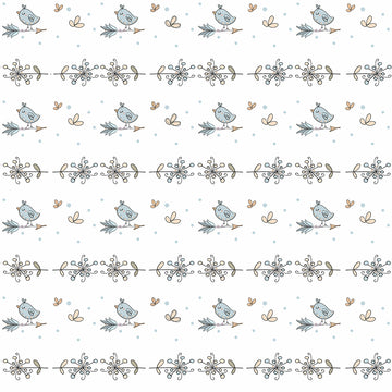 Fabricart Animalistic Uccellini