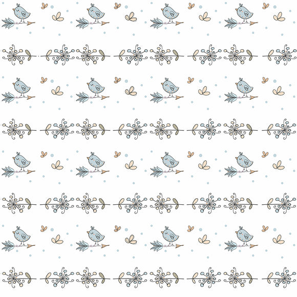 Fabricart Animalistic Uccellini