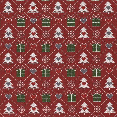 Felpa Natale Bordeaux