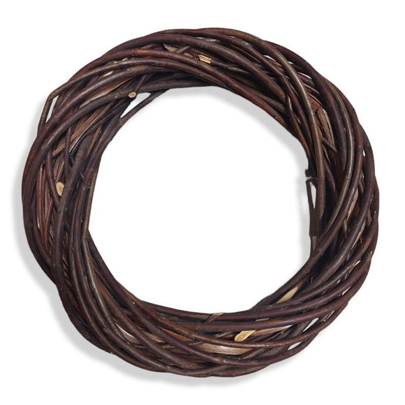 Ghirlanda Anello Salice Intrecciato