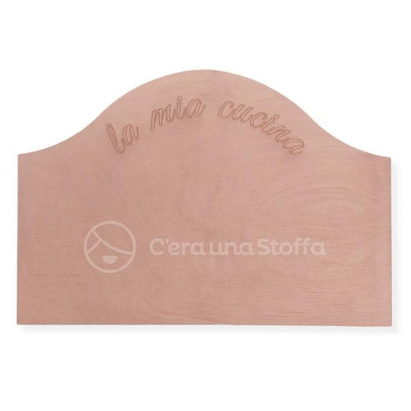 Base Legno Targa La Mia Cucina