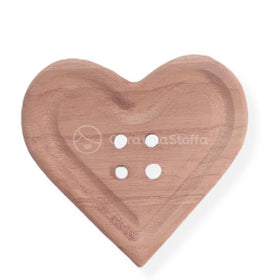 Sbottonati Cuore Legno 4 Fori