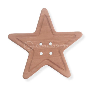 Sbottonati Stella Legno 4 Fori