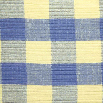 Acquista giallo-blu Katia Fabrics Mussola Vichy