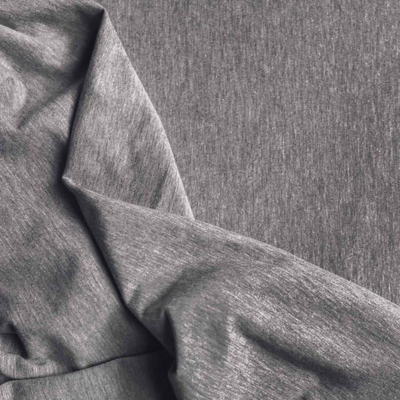 Katia Fabrics Jersey Tinta Unita Grigio Melange