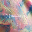 Katia Fabrics Tulle Rainbow Dots-2