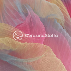 Katia Fabrics Tulle Rainbow Plissè Pleated
