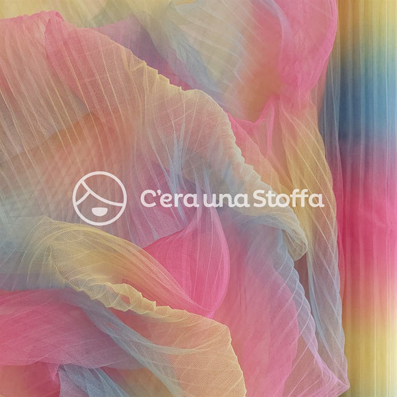 Katia Fabrics Tulle Rainbow Plissè Pleated
