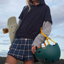 Tessuto Katia Fabrics Viyella Scotch Blue & Black-2