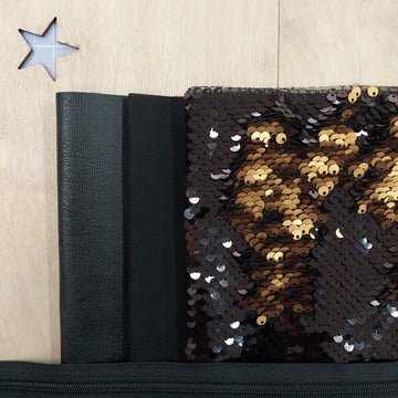 Acquista nero Kit Pochette Con Cerniera Paillettes