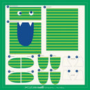 Cotone Americano Pannello Monster Zip Pouch-2