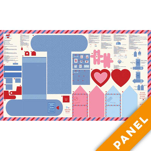 Cotone Americano Pannello Gioco Be Mine - Cassetta delle lettere