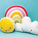 Cotone Americano Pannello Cuscini Sunshine Rainbow & Cloud-1