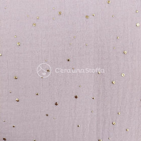 Acquista rosa-lilla Mussola Strass