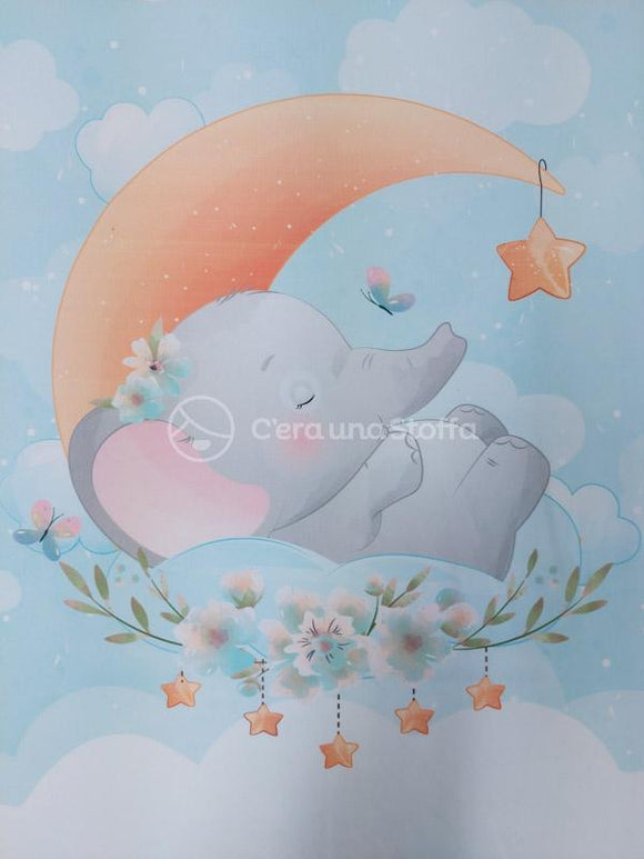 Pannello Copertina 70x100cm Elefante Nanna