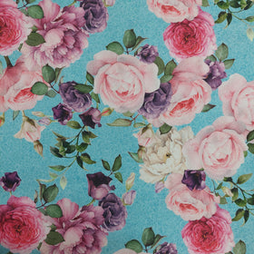 Panama Stampa Digitale Rose