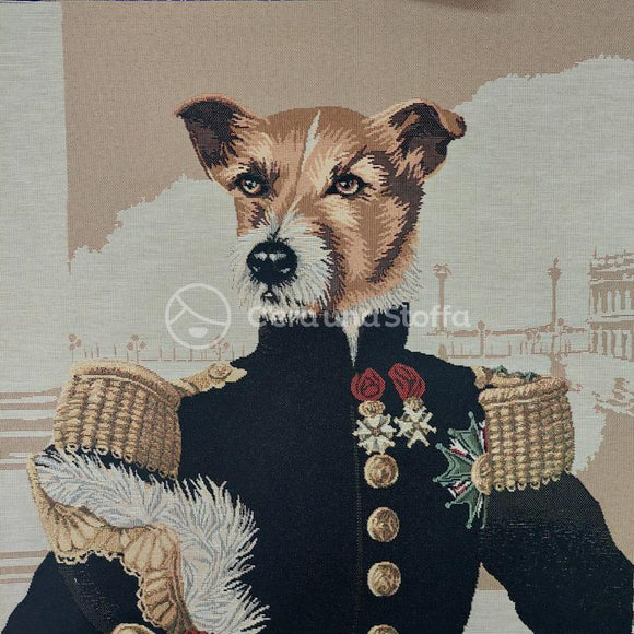 Pannello Gobelin Tudor Lurex Ammiraglio Cane