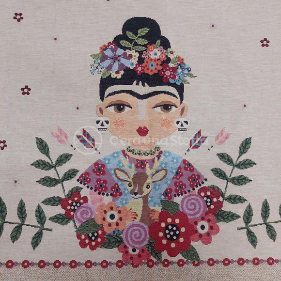 Pannello Gobelin Centrotavola Frida Cerbiatto