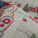 Pannello Gobelin Lurex Natale Macchina-2
