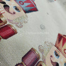 Pannello Gobelin Lurex Natale Runner e Centrotavola Schiaccianoci-5