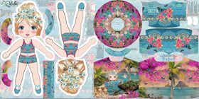 Pannello Jersey Gioco Bambola Lola