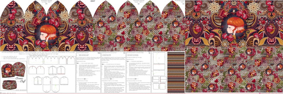 Jersey Garzato Pannello Berretta-Scaldacollo Bimba