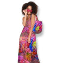 Jersey Pannello Allover Pavoni Fucsia-2