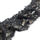 Passamaneria Elastica Bordo Pizzo Con Paillettes-1