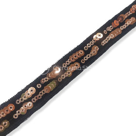 Nastro Velluto e Paillettes 2036