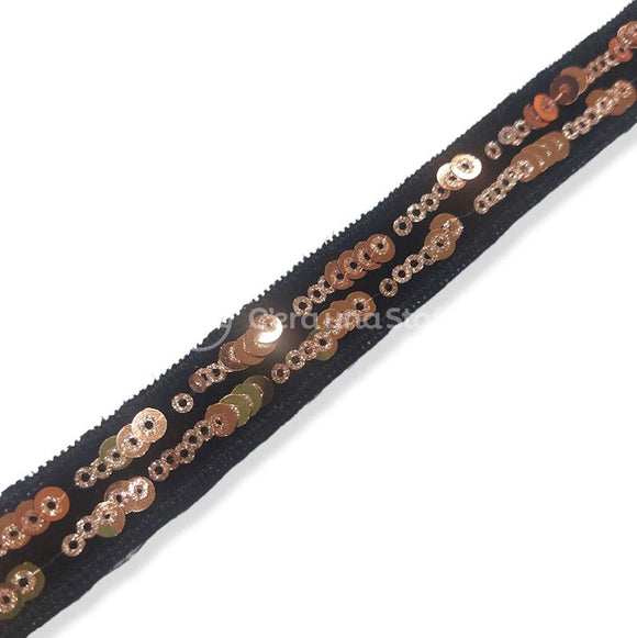 Nastro Velluto e Paillettes 2036