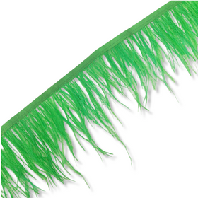 Acquista verde Passamaneria Bordo Piume Sottili