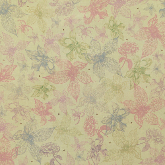 Cotone Americano Fiori di Mare