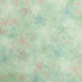 Cotone Americano Fiori di Mare - 0