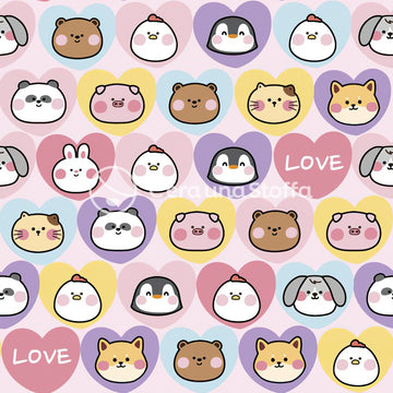 Softshell Summer Animals In Heart - 0