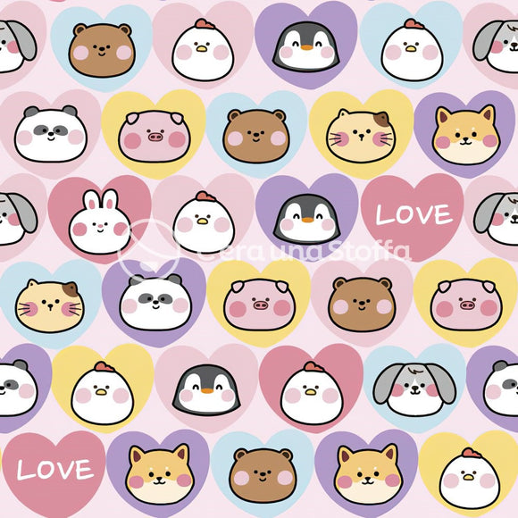 Softshell Summer Animals In Heart