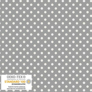 Acquista grigio Cotone Americano Essential Pois