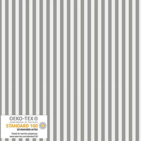 Acquista grigio Cotone Americano Essential Righe