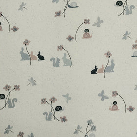 Cotone Americano Hollies Flower Animaletti