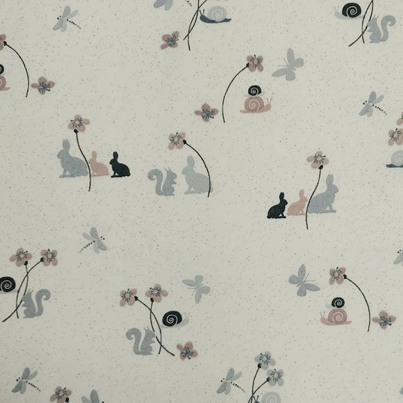 Cotone Americano Hollies Flower Animaletti