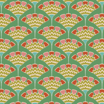 Acquista green-verde-rosa-mattone Tilda Pie In The Sky Tesselflower