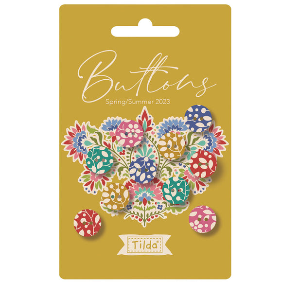 Tilda Buttons Pie In The Sky 12mm