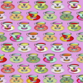Tula Pink Curiouser and Curiouser Tea Time - 0