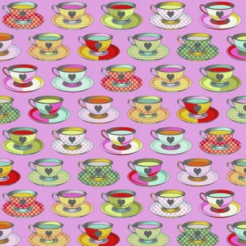 Tula Pink Curiouser and Curiouser Tea Time - 0