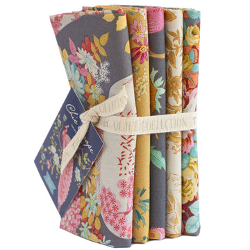 Tilda Chic Escape Fat Quarter Bundle Grigio/Senape