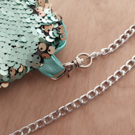 Tracolla Catena Con Moschettoni Sottile